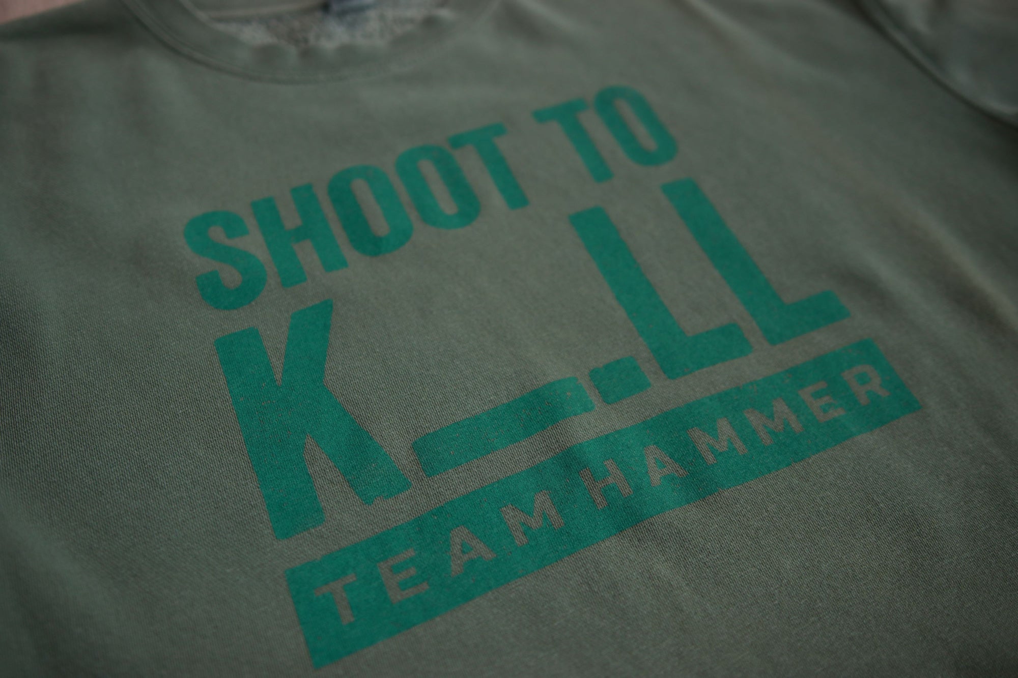 SHOOT TO K_ _LL Crewneck Sweater Green