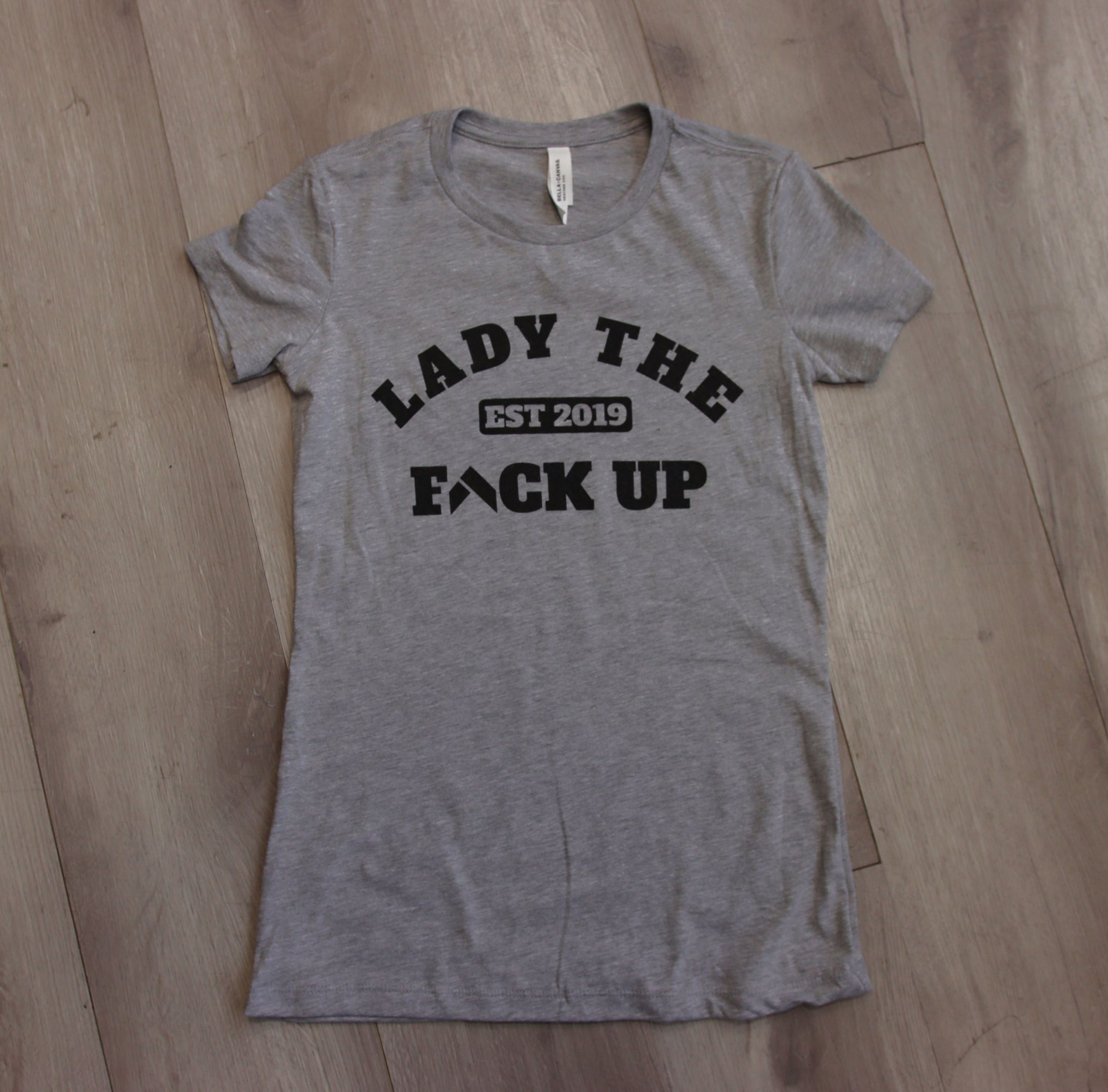 LadyTheFup Tshirt Gray New